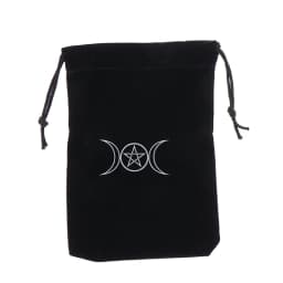 1Pc Velvet Tarots Oracle Cards Storage Bag Runes Constellation Witch Divination Accessories Jewelry Dice Bag Drawstring Pouch