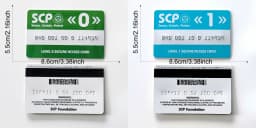 High Quantity Text Clear Letters Printed PVC SCP Hard Card Patches,top Hardboard,hardcard 8.5*5.5CM WF23461