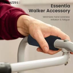 1 Pair Walking Aid Handle Gloves Support Wheelchair Handle Gloves Breathable Elderly Walker Grips Cushioned Covers Armrest Pad