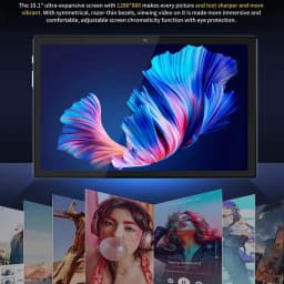 BDF Android 10.1 Inch Tablet Pc Google Play Octa Core Dual Cameras Dual SIM 3G Phone Call Tablets Bluetooth Wifi 4GB+ 64GB ROM