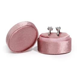 Single Velvet Ring Box Cute Oval Shaped Display Jewelry Box For Wedding Ceremony Ring Box Packaging Gift Packaging Accessories