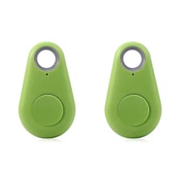 1/2pcs Mini Fashion Smart Dog Pets Bluetooth 4.0 GPS Tracker Anti-Lost Alarm Tag Wireless Child Bag Wallet Key Finder Locator