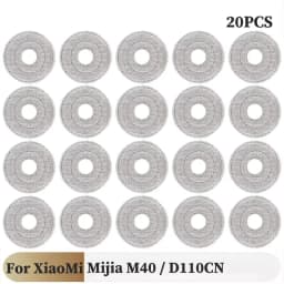 For Xiaomi Mijia M40 / D110CN Robot Vacuum Spare Parts Main Side Brush Hepa Filter Mop Cloth Dust Bag Accessories Replacement