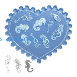 Silicone Nail Art Mold Accessory Molds Various Shape 3D Nail Decorative Mold Silicone Texture for Various Nail Types