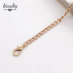 20-120cm Handbag Metal Chains Shoulder Bag Strap DIY Purse Chain Gold Silver Bronze Black Handles Bag Accessories Chain