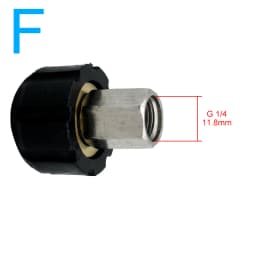 1pc 1/4 3/8 To M22 14 Quick Connector High Pressure Car Washer Quick Coupling Water Gun Tube Adapter Joints
