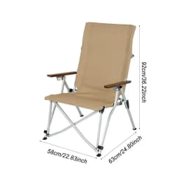 Camping Chairs For Adults Folding Outdoor Beach Camp Chair 4 Position Adjustable Lawn Chair For Outside Camping Hiking Travel