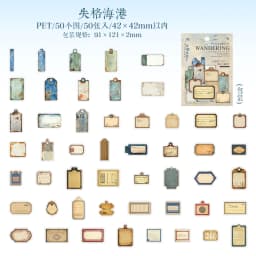 Journal GO 50pcs Vintage Collage Stickers Historical Creative Decorative Stickers for Scrapbook Junk Journal Collage DIY Crafts