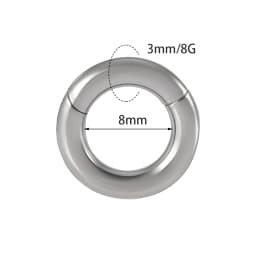 1PC Surgical Steel Nose Rings Septum Clicker Segment Hinged Ring Nose Ear Cartilage Tragus Helix Ear Lobe Body Piercing Jewelry