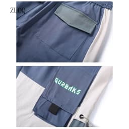 New Big Pockets Cargo Pants Women Ankle-length High Waist Drawstring Loose Streetwear Hip Hop Versatile Joggers Trousers Female