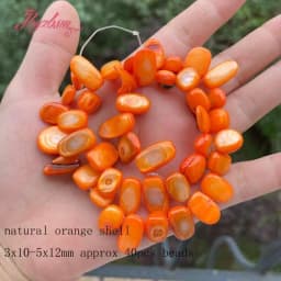 Natural Shell Coin Freefrom Stone Beads Loose DIY Strand 15 Inch For Necklace Bracelet Earring Jewelry Making