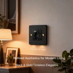 YINKA Stainless Steel Light Switch with Copper Toggle, Durable Modern Metal Wall Switch for Home, Single/Double/Triple Options