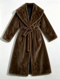Long Coats Women Faux Fur Jackets Turn Down Collar Coat Thick Warm Y2k Streetwear Jacket Work Lace Up Tight Waist Autumn Winter