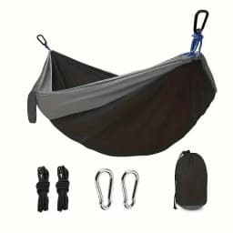 Outdoor Camping Hammock Portable Hammock Beach Backyard Courtyard Hiking Anti Rollover Double Hammock Outdoor Camping Equipment