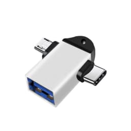 For Android Type-C 2-in-1 OTG Adapter Otg Type C Cable For Xiaomi Tablet Hard Disk Drive Flash Disk USB Mouse Converters
