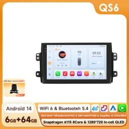 Hizpo Android Car Radio for Suzuki SX4 2006-2013 Fiat Sedici 2005-2014 Multimedia Video Player Navigation 2din Carplay Stereo BT