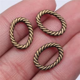 40pcs Round Circle Charms For Jewelry Making Tibetan Bronze Silver Color Pendants Antique Jewelry Making DIY Handmade Craft