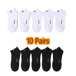Men's Thin Boat Socks Summer Blending Plain Color Mens Casual Breathable Sweat Absorbing Calibration 1-50 Pairs