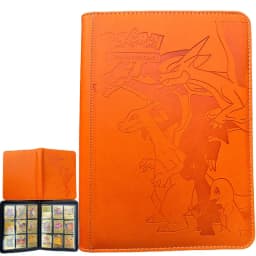 Card Binder with 9 Pocket Trading Card Album Display Binder Loading Pocket Holder for Pokemon PTCG TCG Yugioh MTG Game Card Book