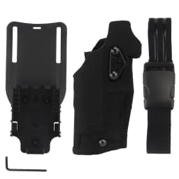 6354DO Tactical Pistol Holster For Glock 17 With X300/X300U Flashlight Quick Release Hunting Airsoft Holster Case QLS System Kit