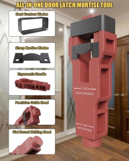 Precisions Scoring And Chiseling Doors Latches Installation Kits Door Mortise Tool Professional Hole Puncher Professional Door