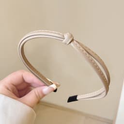Sweet And Cool PU Leather Narrow Edge Headband for Women Elegant Simple Face Wash Headband Fashionable Girl Hair Band Hair Acces
