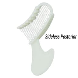 10Pcs Dental Bite Impression Trays Disposable Registration Tray with Net Colorful Teeth Holder Mold Posterior Anterior Front