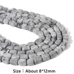 Wholesale Natural Smooth Square Stone Beads Loose Cube Bead Agates Quartzs Raw Mineral Beads for DIY Bracelets Earrings Neckalce