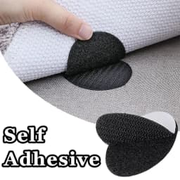 5/10/20/30Pair Double Faced Adhesive Fixing Stickers Carpet Pad Dashboard Mat Fixed Patch Floor Anti Skid Grip Hook and Loop Dot