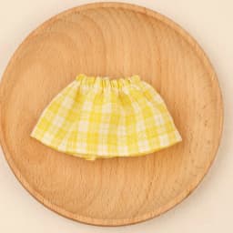 Doll Clothes Sleeveless Top Plaid JK Skirt Set Mini Dress Up Outfit Accessories For 10cm Joint Doll Fashion Doll Costume Gift