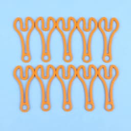 10Pcs Shopping Cart Token Keychain - Supermarket Trolley Unlocking Tool 3D Printed Portable & Reusable Compact Sturdy Design