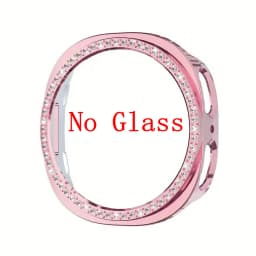 Cute Diamond Hollow PC Case For Samsung Galaxy Watch 9 40mm 44mm Protective For Galaxy Watch 8 44mm Cover Accessories No Glass