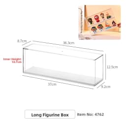 Keychain Display Stand Dustproof Box Storage Organizer with Hook Badge Showcase INOMATA Children's Bedroom Plastic
