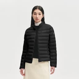 BOSIDENG Women Stand Collar Quilted Goose Down Jacket Cloud Light Slim Minimalist Warm Portable Outerwear