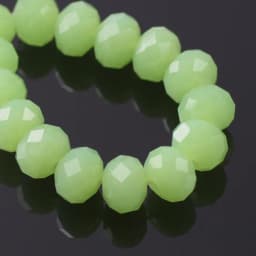 Solid Color 3x2mm 4x3mm 6x4mm 8x6mm 10x7mm 12x8mm Rondelle Faceted Czech Crystal Glass Loose Spacer Beads for Jewelry Making DIY