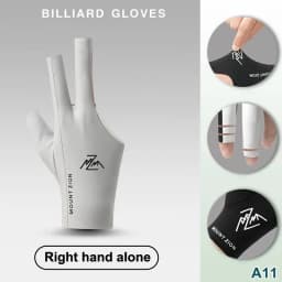 Billiard Gloves With Fingerless Breathable Pool Gloves Three-Finger Gloves