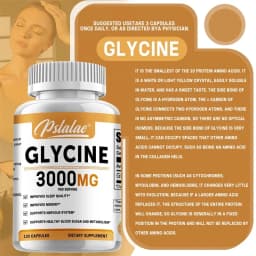 Glycine Supplement - Promotes Restful Sleep, Supports Cognitive Function, Emotional Balance and Neurological Health