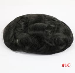 Versalite HD Lace PU Men Toupee Real Indian Human Hair Wigs Lace PU Hair Wig Hair System Male Capillary Prosthesis Hairline