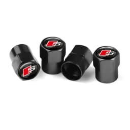 4Pcs For Audi Sports A4 B5 B6 B9 A1 A3 8L A6 C5 C7 Q3 Q5 Q7 Car Tire Tyre Valve Dust Caps Stem Covers Car Wheel Air Valve Cover