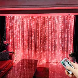 3M 6M USB LED Curtain 8 Modes Light with Remote Wedding Bedroom Living Room Ramadan Decorations EID Mubarak Valentine's Day 2026