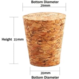 5/10pcs Wine Glass Bottle Stopper Kettle Pudding Container Cork Cap Burette Buret Tube Wood Lid Many Sizes
