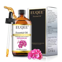 EUQEE 118ML Lavender Jasmine Eucalyptus Vanilla Peppermint Essential Oils with Glass Dropper|Aromatherapy, Humidifier,DIY Soap
