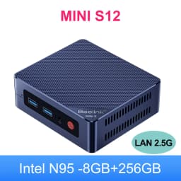 Beelink Mini S12 N95 Gamer Mini PC Windows 11 home Intel 12th Gen DDR4 8GB 12GB 256GB SSD 2.4G&5G Dual Wifi BT5.2 1000M LAN NVME