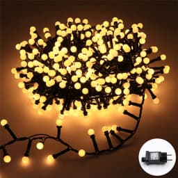 Waterproof LED Holiday Fairy String Light 8 Modes Christmas Round Ball Garden Garland Lights for Party Indoor Outdoor Decor