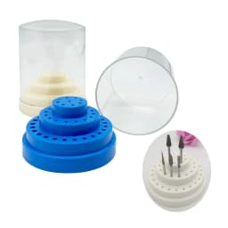 50 Holes Grinding Head Storage Box for Jewellery Polishing Wheel Shank 2.35mm to 4.5mm Drill Bit Organizer Stand Jewelry Tools