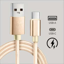 USB Type C Fast Charging Cable For Samsung Xiaomi Redmi POCO Honor Nylon Braided Quick Charge Cables For iPhone 15 16 17 Pro Max