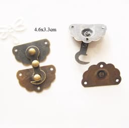 Dollhouse Mini Handles , Miniature DIY Tags, Mini Buckles and Locks, Blythe New Diy Miniature Dollhouse Accessory Models