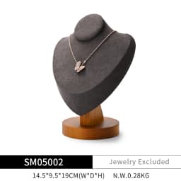 Oirlv Solid Wood Jewelry Tray Bracelet Ring Display Props Sets Jewelry Organizer Holder Necklace Display Stand Jewelry Plate