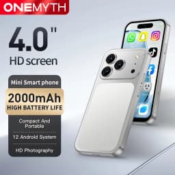 ONEMYTH A18 Pro Mini Smartphone Quad Core 2GB RAM 16GB ROM LTE 4G Dual SIM Type-C Android CellPhone Face Unlock