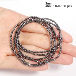 2mm 3mm Faceted Plated Gold Silver AB Color Austria Crystal Beads Tiny Loose Beads for Jewelry Making DIY Bracelets Accessories